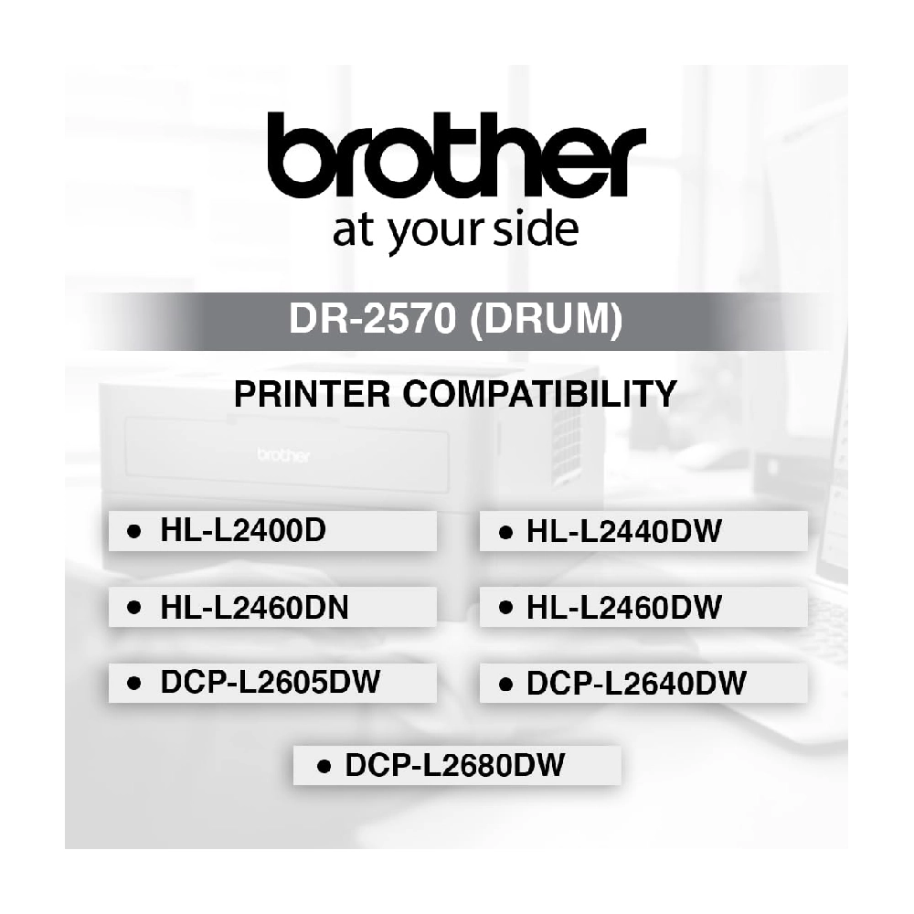 Brother Genuine Laser Cartridge Drum Unit DR2570 view 2